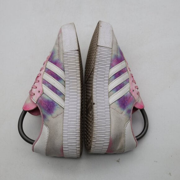 Adidas Sambarose Samba Pink Purple Tie Dye Women's US Size 8.5 Sneakers Shoes - Picture 6 of 9